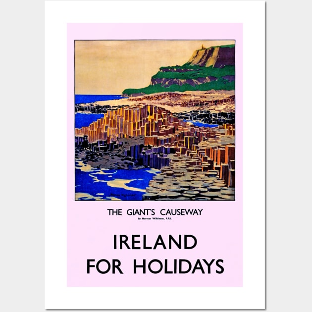 Vintage LMS Giants Causeway Poster Wall Art by Random Railways